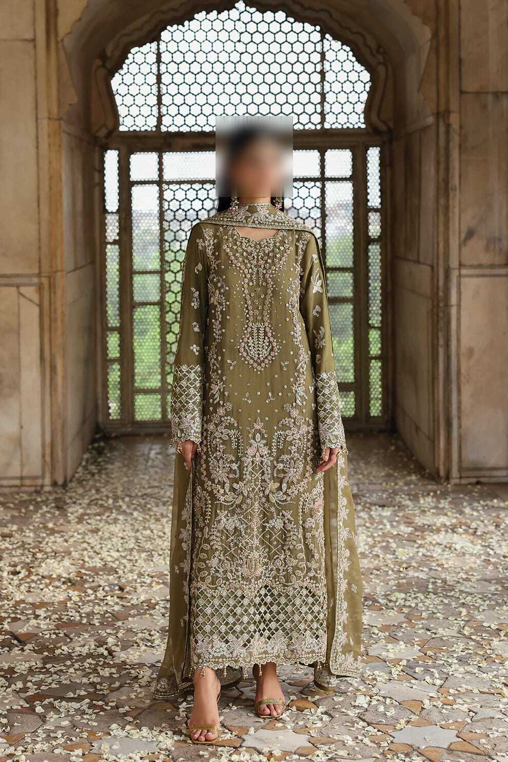 Dhani Cutwork Bridal Suit – Elegant Designer Wedding Outfit