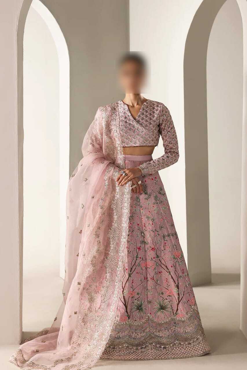 Pastel Pink Bridal Suit – Elegant Designer Outfit for Weddings & Festive Wear