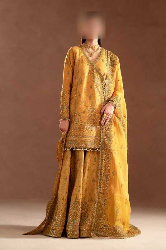Ubtan Bridal Suit – Exquisite Traditional Wedding Outfit