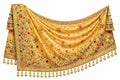 Golden Embroidered Bridal Dupatta – Wedding & Festive Wear
